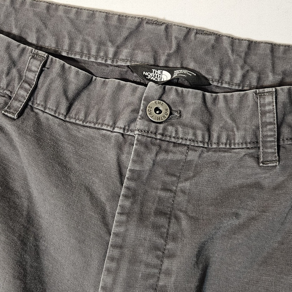 The North Face Men's 5-Pocket Pants 36 Side Zip Gray Hike Fits 36X29